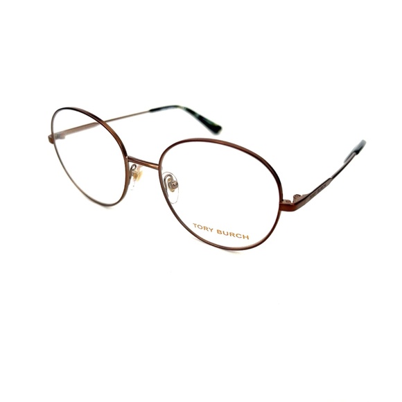 New TORY BURCH Frames Round Metal Glasses TB 1057 3141 51 18 140 Satin Bronze - Picture 11 of 13